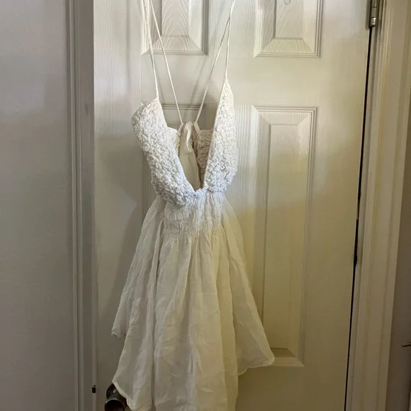 Free People Forever Favorite Mini Ivory sz L - Picture 3 of 11